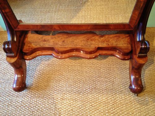fig 1. MAHOGANY CHEVAL MIRROR