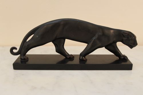 Art Deco Bronze Panther