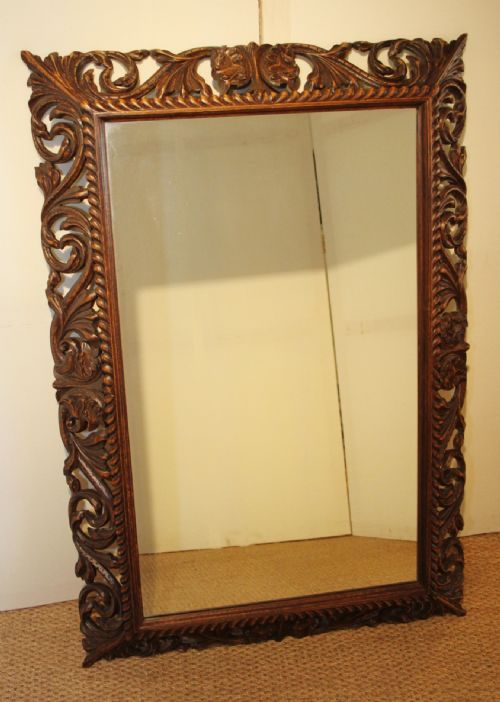 Oak Framed Mirror