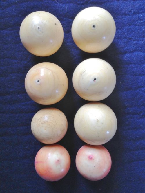 Ivory Snooker Balls