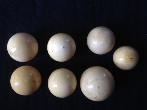 Ivory Snooker Balls