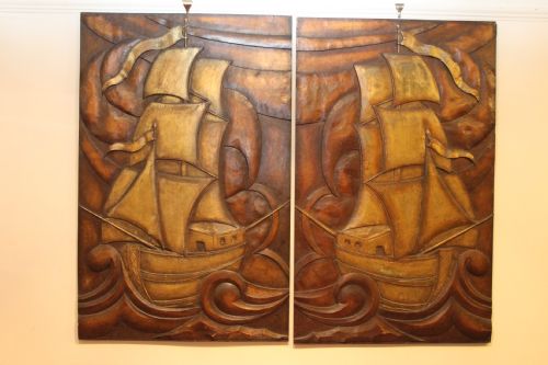 Pair of Art Deco Panels