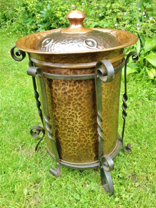 Arts and Crafts Log Bin