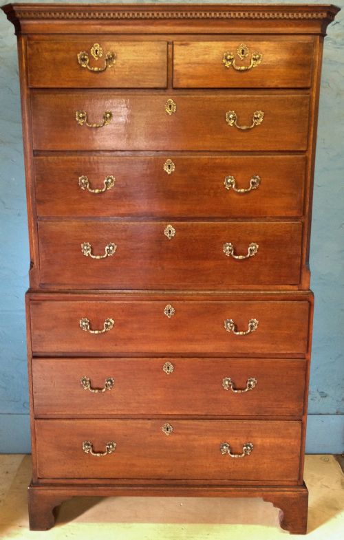 Oak Chest on Chest