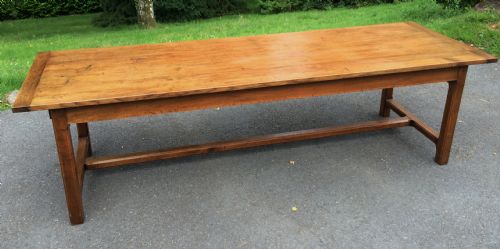 Large Oak Farmhouse Table / Dining Table / Refectory Table