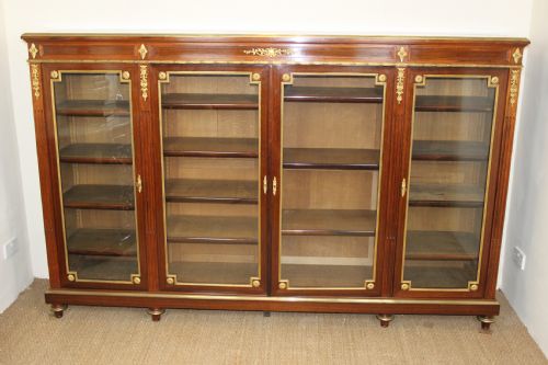 4 Door Rosewood Bookcase