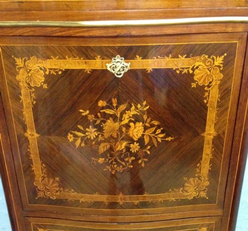 fig 1. WRITING DESK/SECRETAIRE MARQUETERIE