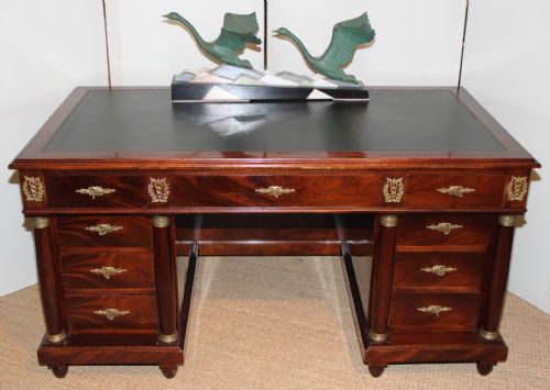 Empire Style Pedestal Desk