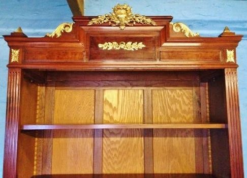fig 1. MAHOGANY BOOKCASE