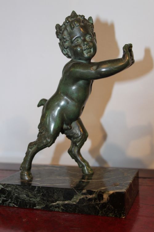 fig 1. Art deco spelter bookends