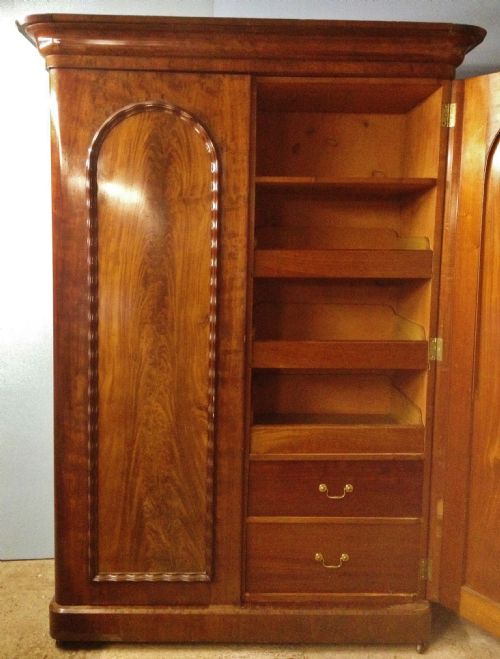 fig 1. MAHOGANY WARDROBE