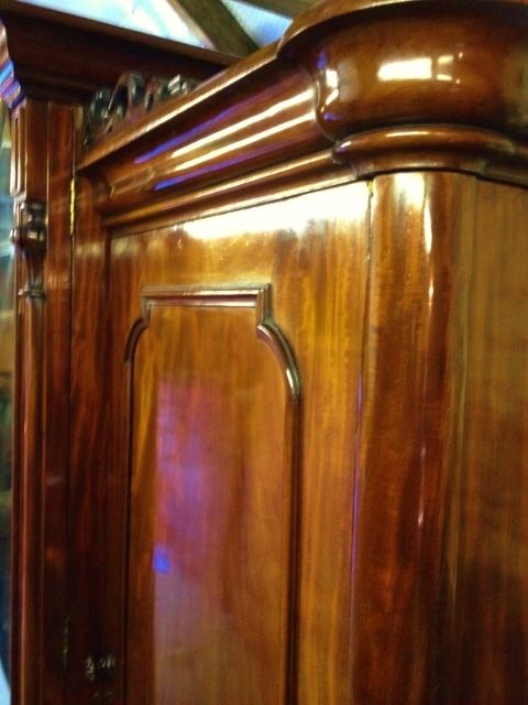 fig 1. MAHOGANY WARDROBE