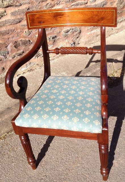 Mahogany Carver/ Office Chair