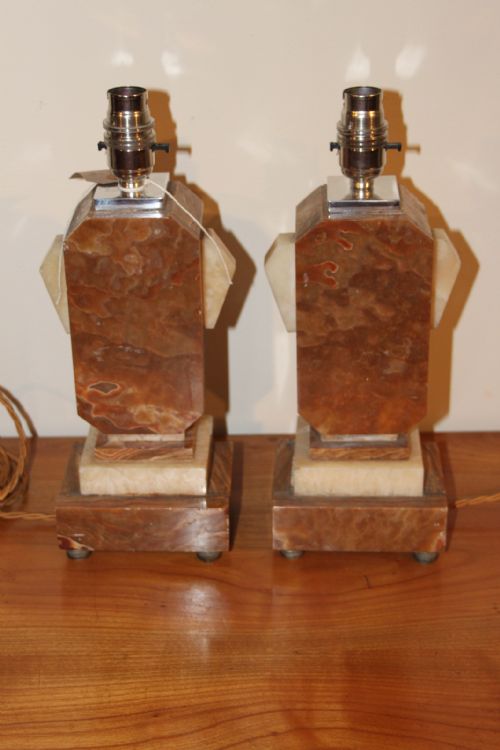 Pair of Art Deco Table Lamps