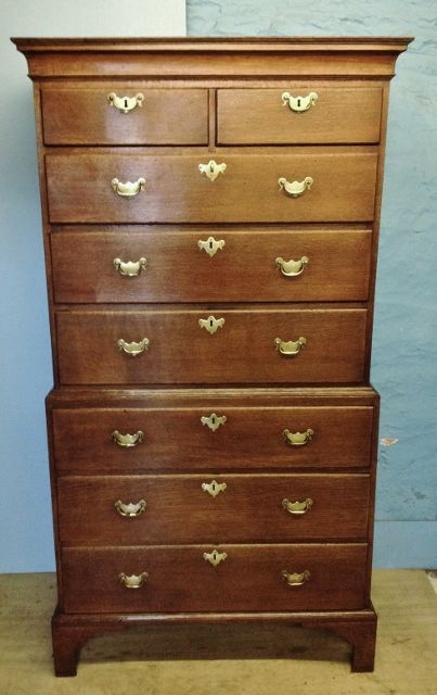 Oak Chest on Chest