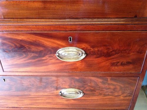 fig 1. MAHOGANY LINEN PRESS