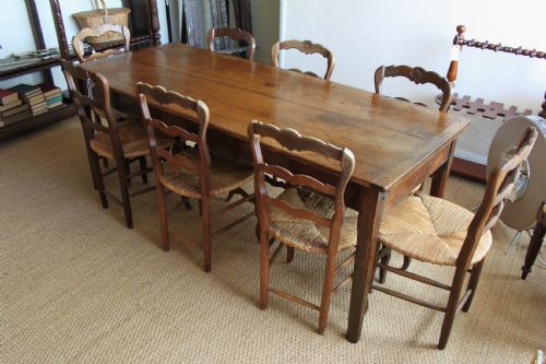 Oak Farmhouse Table / Kitchen Table / Dining Table