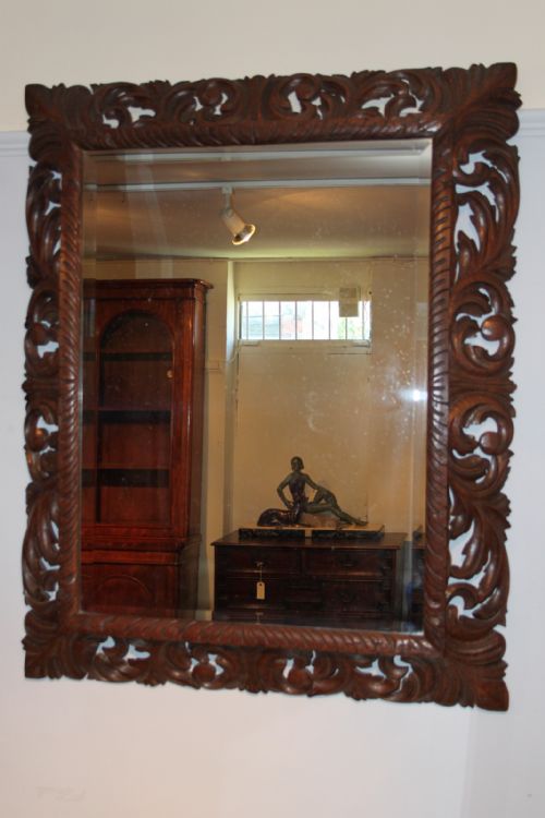 Oak Framed Mirror