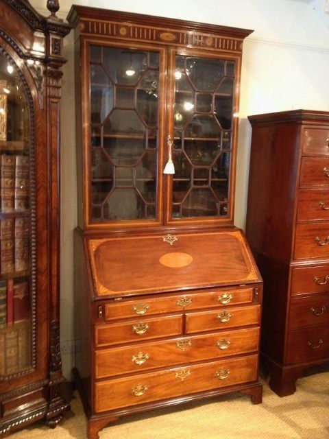 Georgian Bureau Bookcase