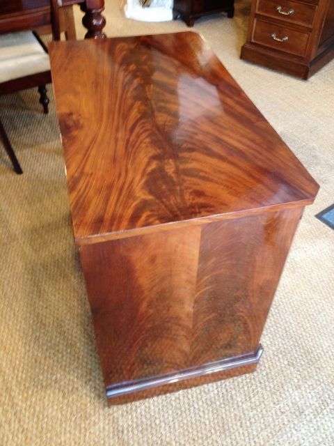 fig 1. MAHOGANY CHEST OF DRAWERS