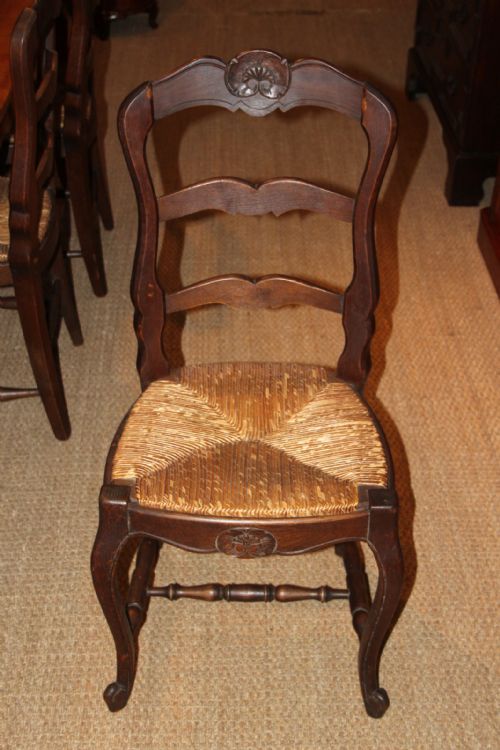 Set of 8 Oak Chairs