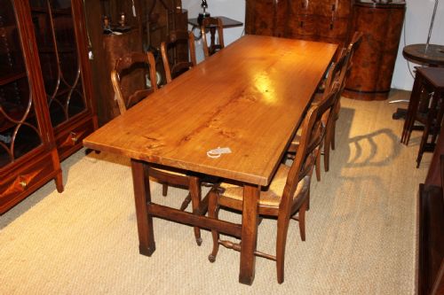 Elm Farmhouse Table / Kitchen Table / Dining Table