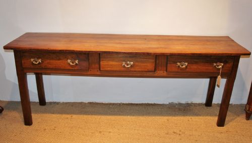 Cherry and Oak Server / Dresser Base