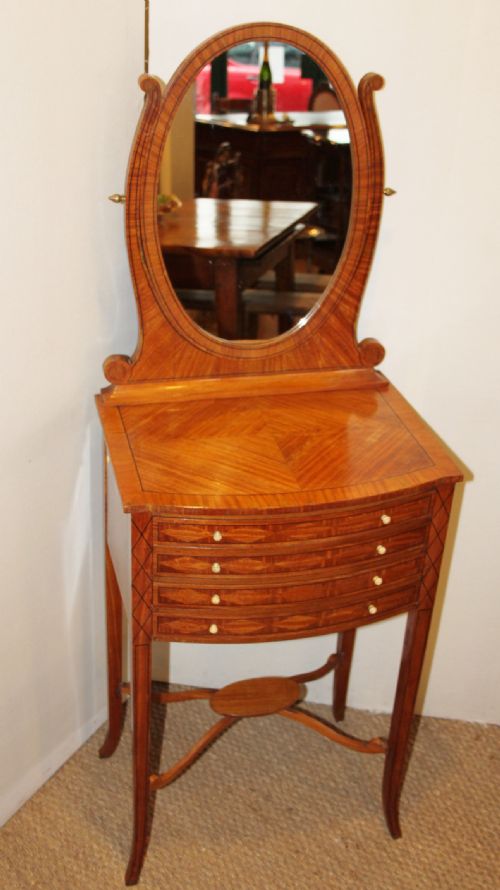 Small Satinwood Dressing Table