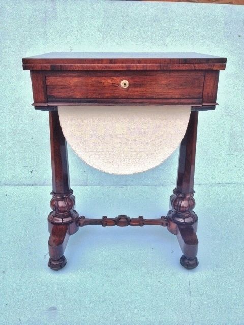 Rosewood Sewing Table