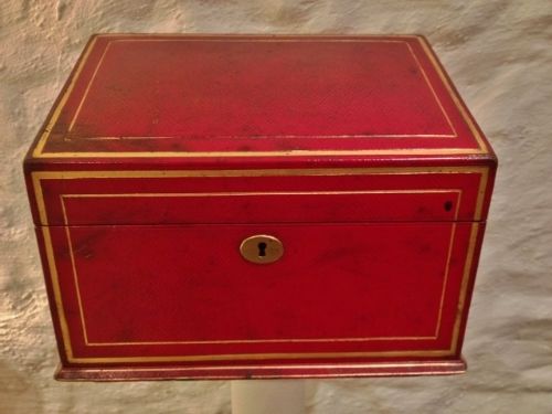 Leather Stationary Box