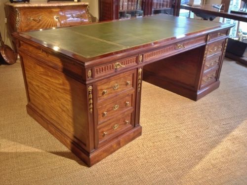 Large Mahogany Desk