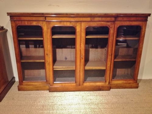 Antique Bookcase in Walnut