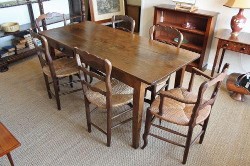 Oak Farmhouse Table / Kitchen Table / Dining Table