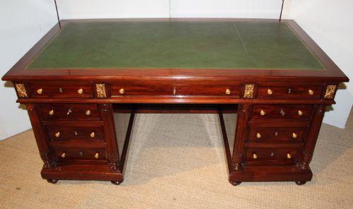 Mahogany Pedestal Desk