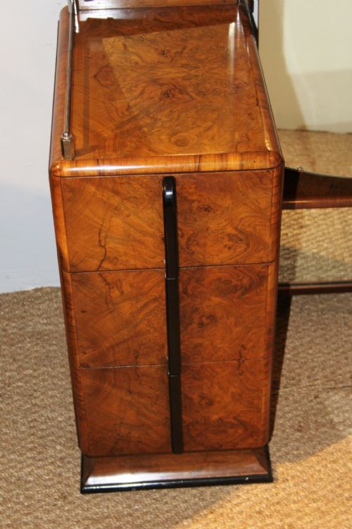 fig 1. Art Deco walnut dressing table