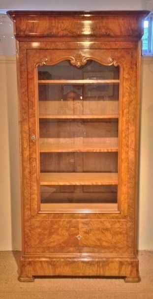 Superb Antique   Walnut Bookcase C 1880