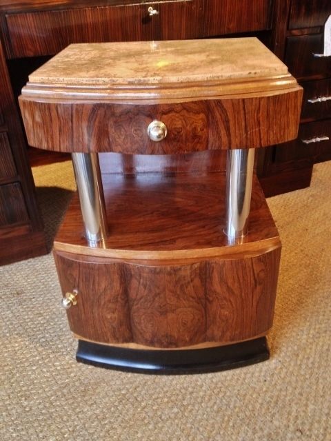 Art Deco Bedside Cabinet