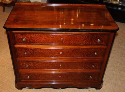 Amboyna and Rosewood Chest of Drawers