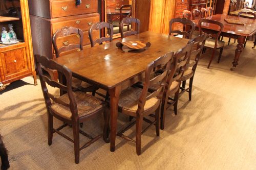 Oak Farmhouse Table