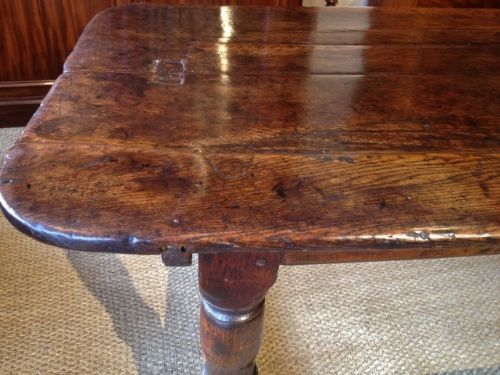 fig 1. OAK DINING TABLE