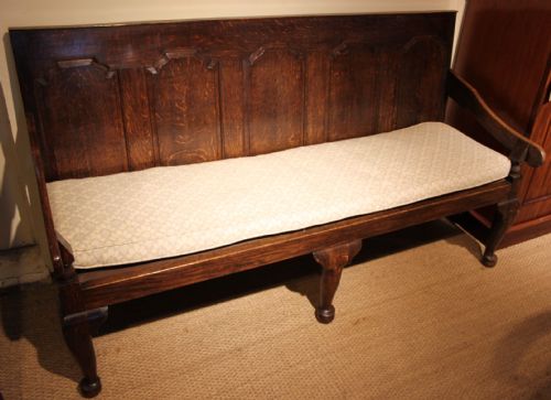 19th Century Oak Settle