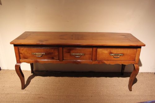 Cherry Wood Dresser Base / Server