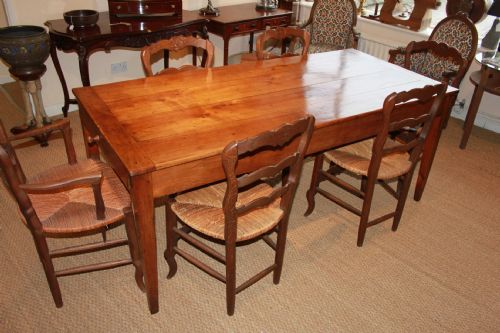 Cherry Wood Farm House Table / Kitchen Table