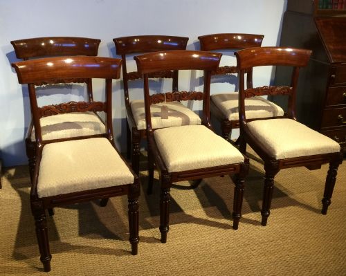 Set of Six William IV Dining Chairs