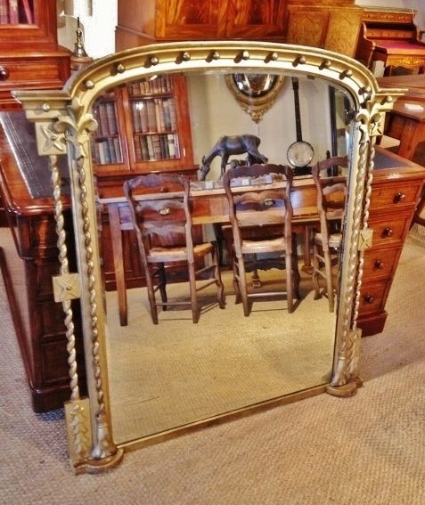 Gilt Overmantle Mirror