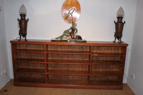 Long Oak Bookcase