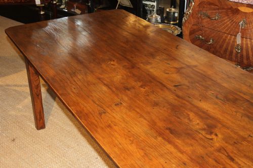 fig 1. Large Elm Farmhouse table / kitchen table / dining table