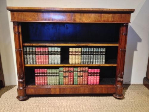 Rosewood Open Bookcase
