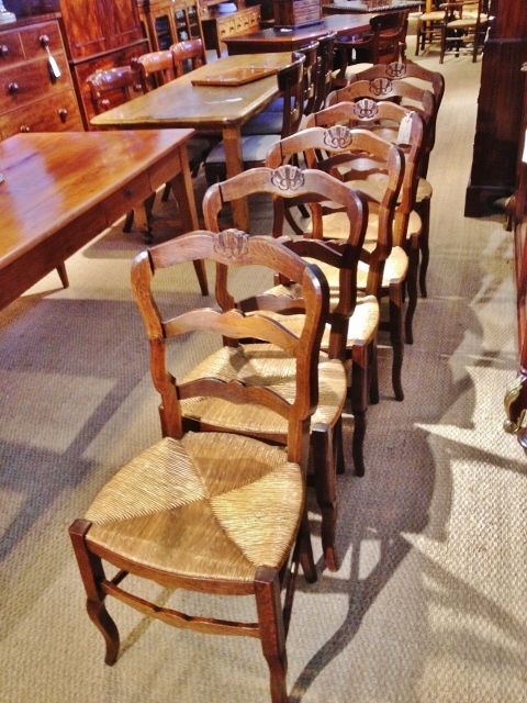 Set of 6 French Kitchen Chairs