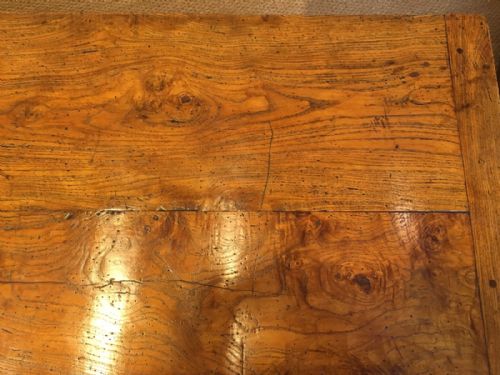 fig 1. Elm farm house table / refectory table 